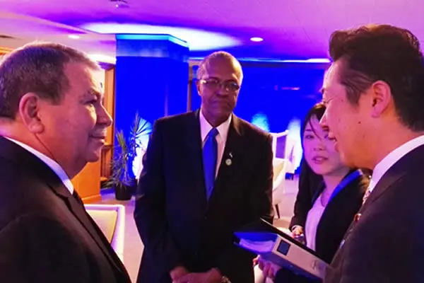 General Omar Halleslevens sostuvo reunión bilateral con el Vice-Ministro Japonés Hitoshi Kikawada