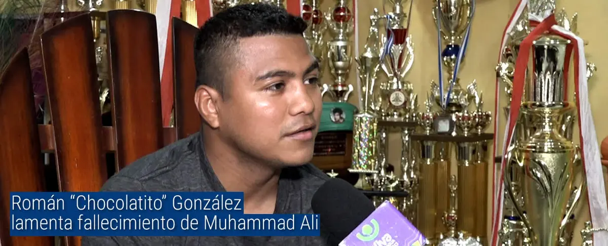 Román “Chocolatito” González lamenta fallecimiento de Muhammad Ali