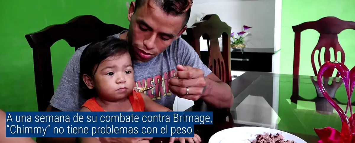A una semana de su combate contra Brimage, “Chimmy” no tiene problemas con el peso