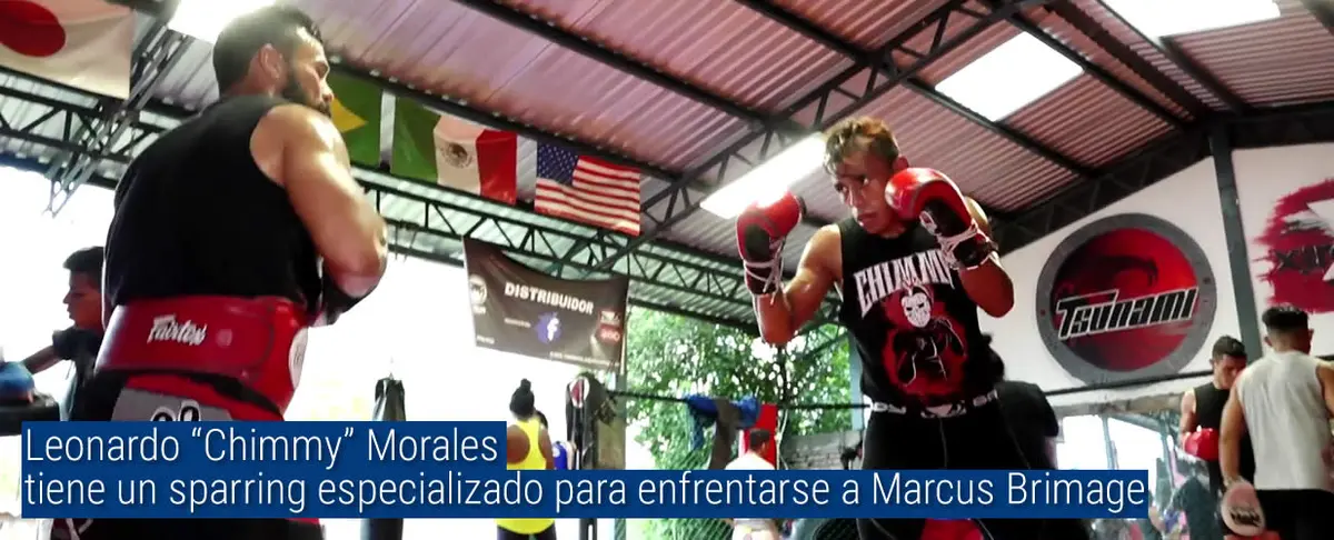 Leonardo “Chimmy” Morales tiene un sparring especializado para enfrentarse a Marcus Brimage