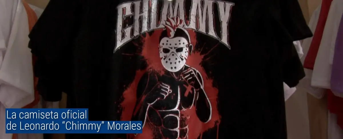 La camiseta oficial de Leonardo “Chimmy” Morales