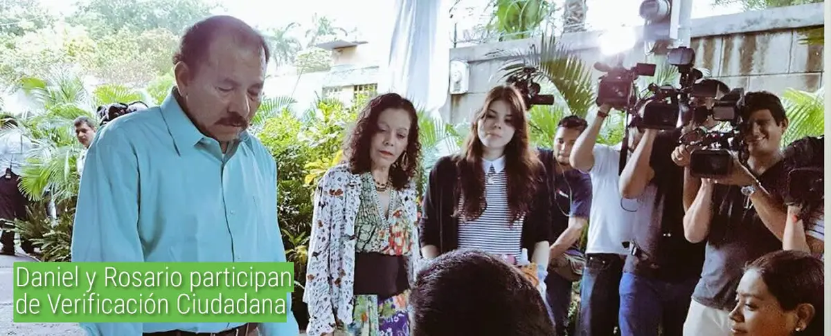 Daniel y Rosario participan de Verificación Ciudadana