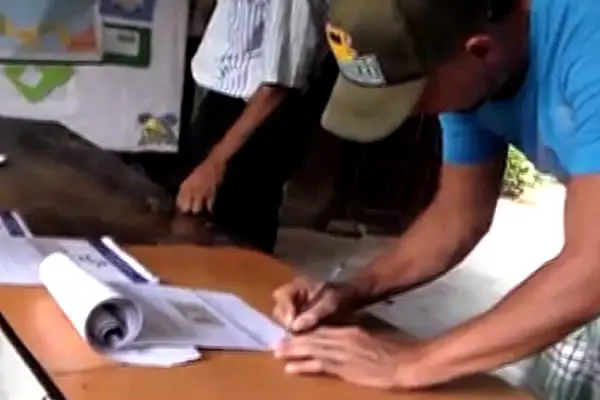 Rivas atendió el llamado a la verificación ciudadana