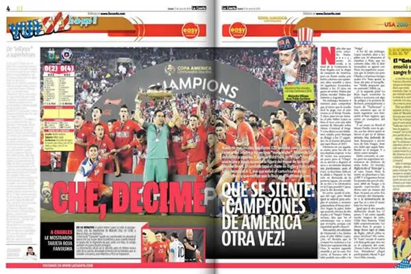 Las pesadas bromas de la prensa chilena contra la Selección argentina
