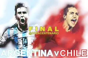 Chile con todo y lluvia vence 2-0 a Colombia para pasar a la final contra Argentina