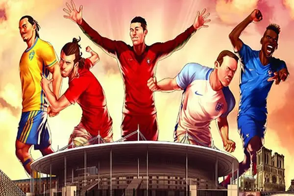 Los súper héroes de Marvel llegan a la Euro 2016