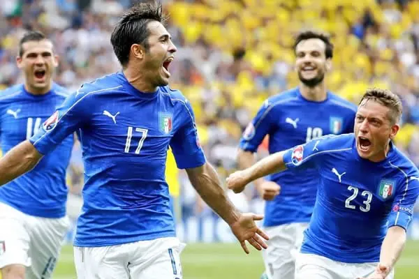 Italia con gol de Éder vence a Suecia