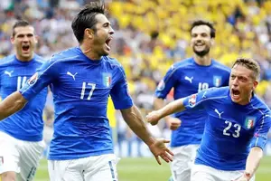 Italia con gol de Éder vence a Suecia