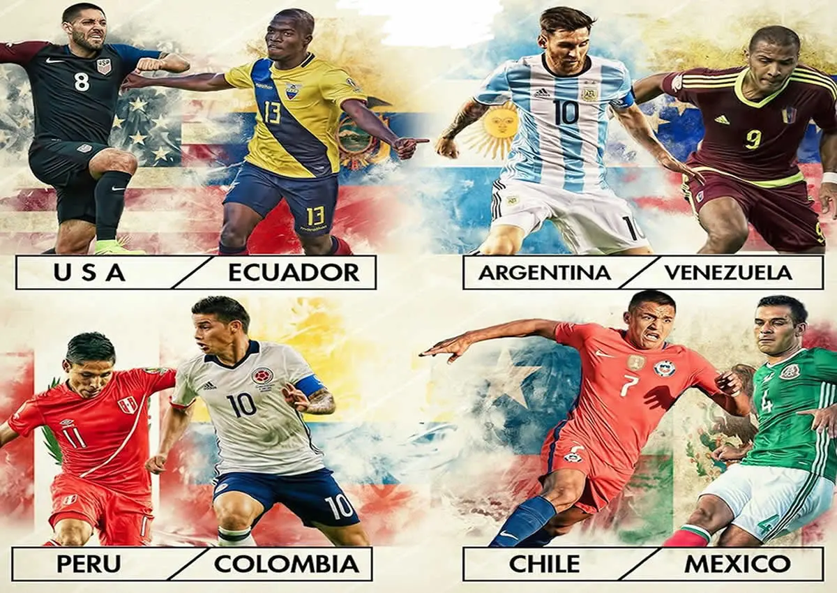 Así quedaron los cruces 4tos de Final Copa América