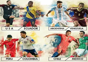 Así quedaron los cruces 4tos de Final Copa América