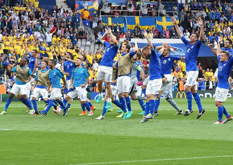 Italia con gol de Éder vence a Suecia 