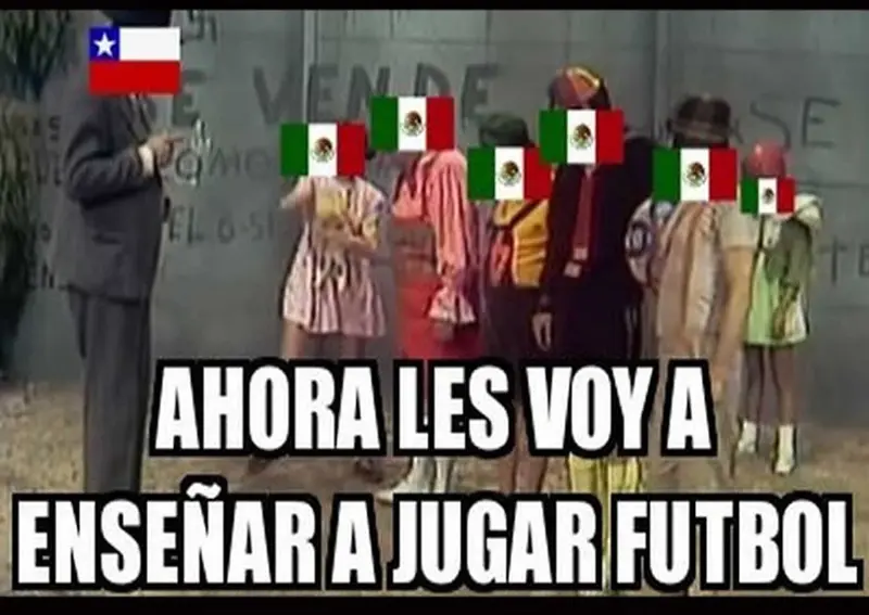 Memes del México 7-0 Chile en Copa América 
