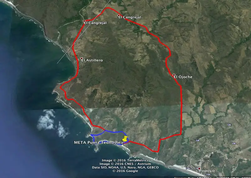 Ciclismo en Punta Teonoste el 19 de Junio