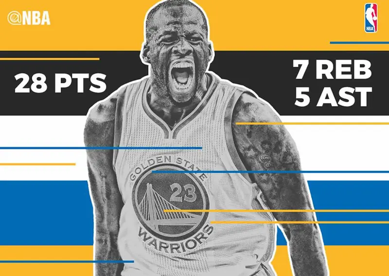 Draymond Green lidera a los Warriors a impresionante victoria en juego 2