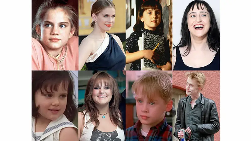 Famosos que de niños debutaron en el espectáculo