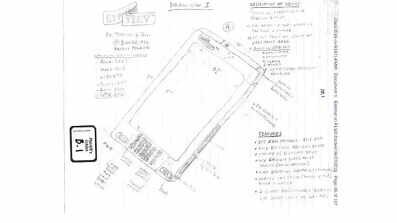 Hombre asegura que diseñó el iPhone en 1992