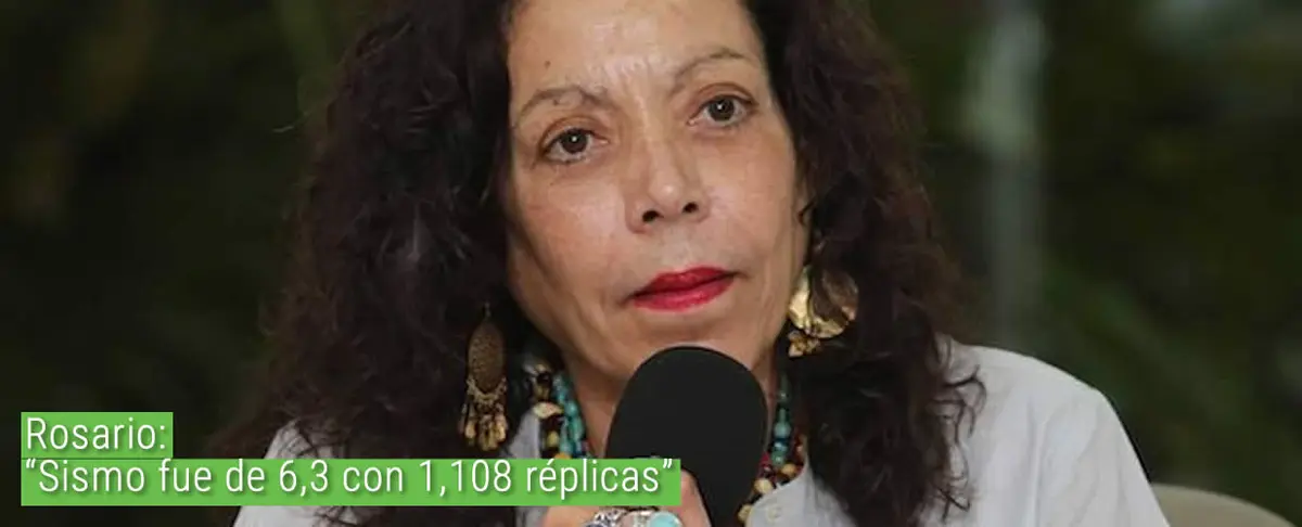 Murillo: "Sismo fue de 6,3 con 1,108 réplicas"