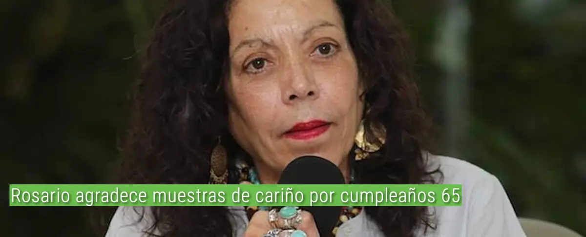 Rosario agradece muestras de cariño por su cumpleaños 65