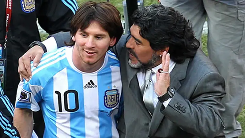 maradona-messi