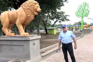 Avanza construcción del “Paseo de Los Leones”
