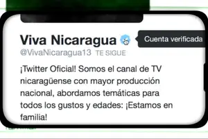 Nuestra cuenta de Twitter @VivaNicaragua13 ya está verificada