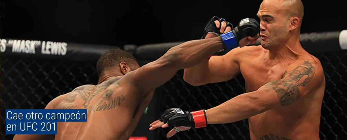 Cae otro campeón en UFC 201
