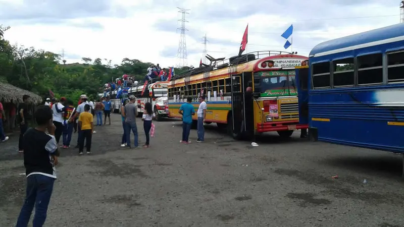 Caravanas de todo el país viajan a Managua a conmemorar el 37/19