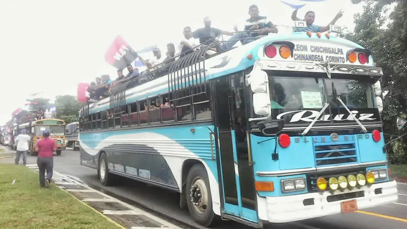 Caravanas de todo el país viajan a Managua a conmemorar el 37/19
