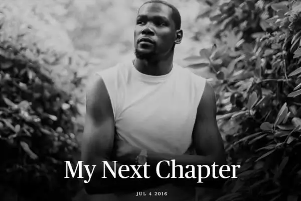 Kevin Durant sorprende firmando contrato con los Warriors