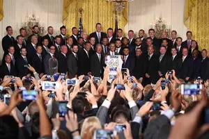 Cheslor Cuthbert el primer pelotero Nica en visitar la Casa Blanca
