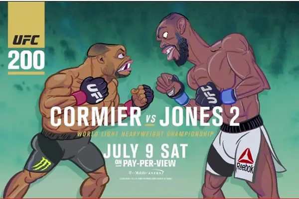 UFC 200 Corto Animado de Daniel Cormier vs Jon Jones