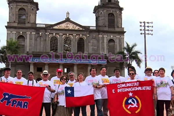 Delegación de internacionalistas de Chile participa de celebraciones previas al 37/19