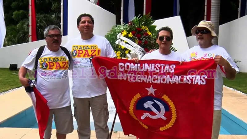 Delegación de internacionalistas de Chile participa de celebraciones previas al 37/19