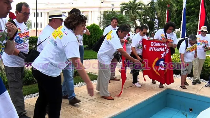 Delegación de internacionalistas de Chile participa de celebraciones previas al 37/19