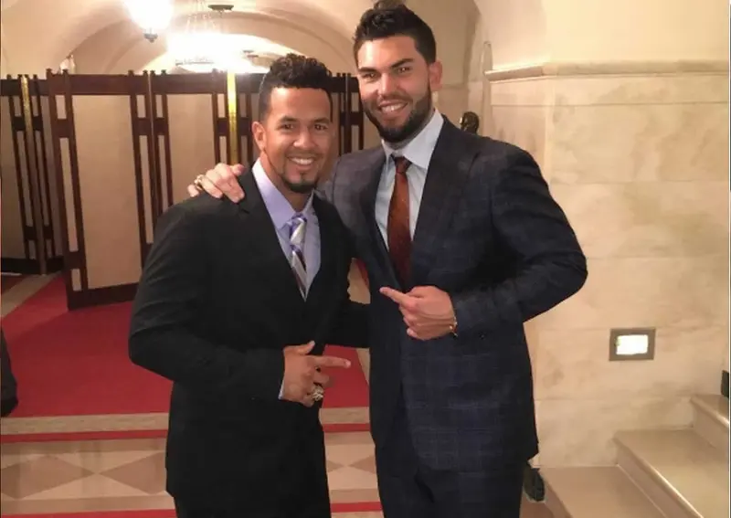 Cheslor Cuthberth el primer pelotero Nica en visitar la Casa Blanca