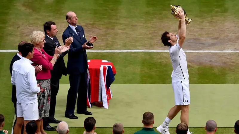 Andy Murray y Serena Williams se proclamaron campeones de Wimbledon 2016