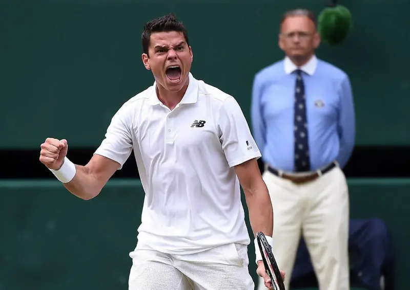 Milos Raonic derrota a Federer para clasificar a la final de Wimbledon