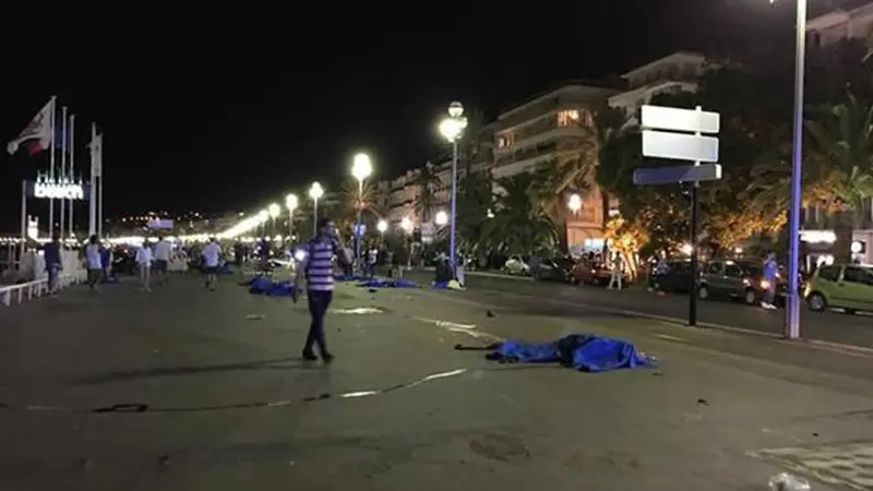 Las primeras imágenes del atentado en Niza