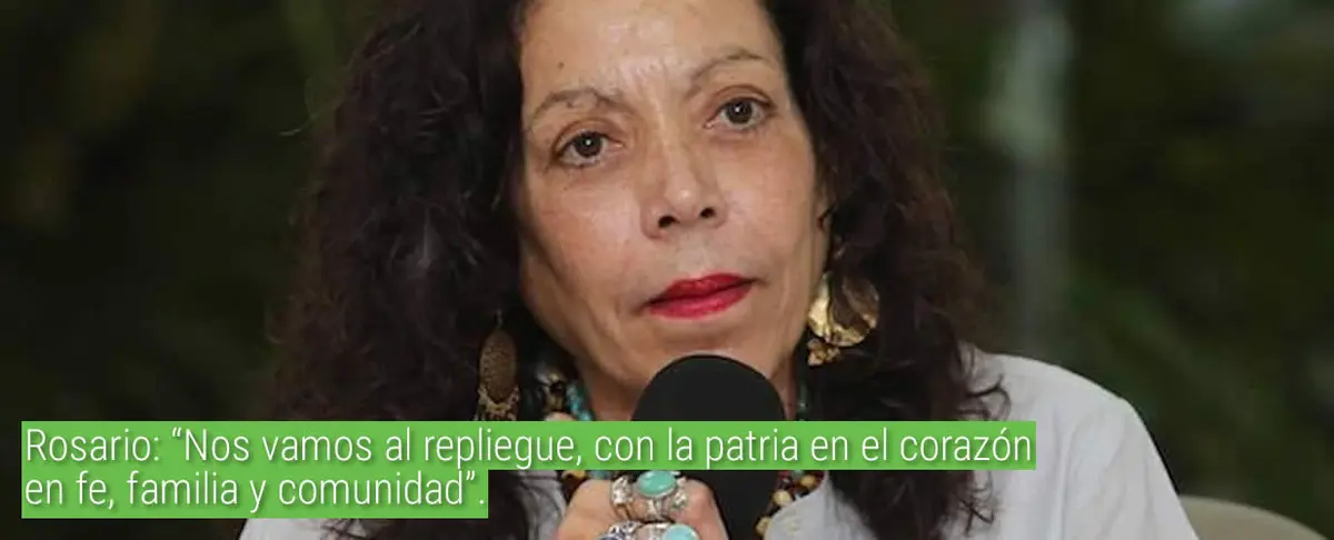 Vamos al Repliegue, con la Patria en el Corazón, en Fe, Familia y Comunidad.