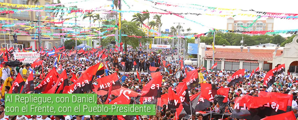 Al Repliegue, con Daniel, con el Frente, con el Pueblo-Presidente !