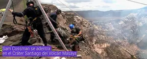 Sam Cossman se adentra en el Cráter Santiago del Volcán Masaya