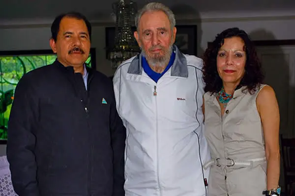 Daniel y Rosario envían mensaje a Fidel en su 90 cumpleaños