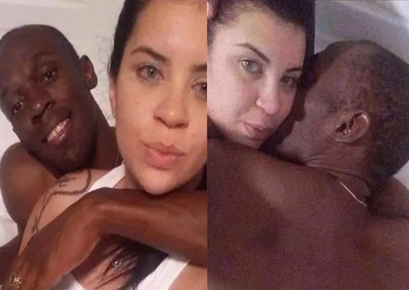 Se filtran imágenes de Usain Bolt en la cama con una joven brasileña