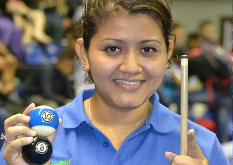 Karen García ganadora de 2 medallas de oro en el Campeonato Panamericano de Billar