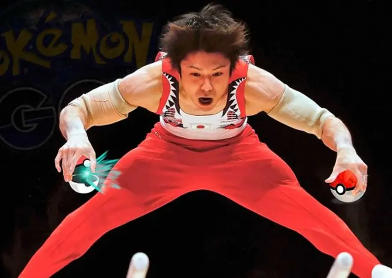 El mejor gimnasta japonés gasta más de 4,000 euros en roaming jugando Pokémon GO