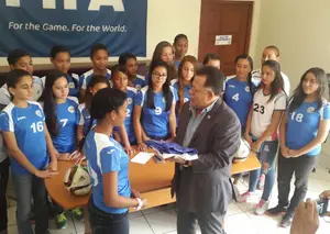 Abanderamiento de la Selección Sub-15 femenina rumbo a Orlando, Florida