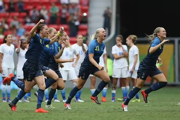 Suecia elimina en penales al tricampeón Olímpico USA