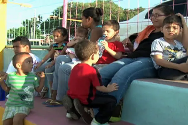 Familias del Reparto “Tomás Borge” inauguran parque