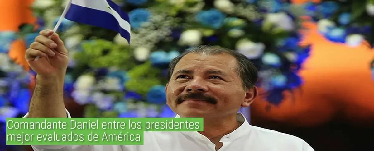 Comandante Daniel entre los presidentes mejor evaluados de América