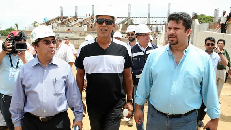 Compañera Rosario destaca visita de Denis Martínez a la construcción del nuevo Estadio Nacional de Béisbol